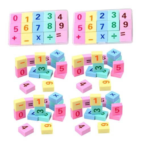 Tofficu 6 Boxen Mini Radiergummis Zahlen und Rechenzeichen Weiches Gummi Schonend für Papier Schulradierer für Lustige Lernhilfen und Klassenraum Belohnungen Tofficu 6 Boxen Mini Radiergummis Zahlen und Rechenzeichen Weiches Gummi Schonend für Papier Schulradierer für Lustige Lernhilfen und Klassenraum Belohnungen von Tofficu