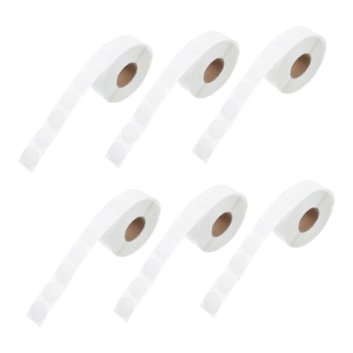 Tofficu 6 Rollen Etikettenaufkleber: Selbstklebende Punktaufkleber, Farbige Umschlagsiegel Für Zuhause, Büro, Einzelhandel, Klassenzimmer, Gastronomie, Lager Tofficu 6 Rollen Etikettenaufkleber: Selbstklebende Punktaufkleber, Farbige Umschlagsiegel Für Zuhause, Büro, Einzelhandel, Klassenzimmer, Gastronomie, Lager von Tofficu