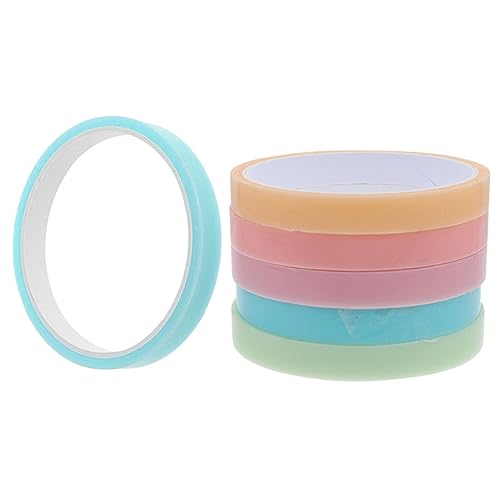 Tofficu 6 Rollen Farbiges Klebeband Buntes Haftklebeband für Schüler Dekoratives DIY Bastelband Leicht zu Rollende Klebebänder für Schule und Handwerk Tofficu 6 Rollen Farbiges Klebeband Buntes Haftklebeband für Schüler Dekoratives DIY Bastelband Leicht zu Rollende Klebebänder für Schule und Handwerk von Tofficu