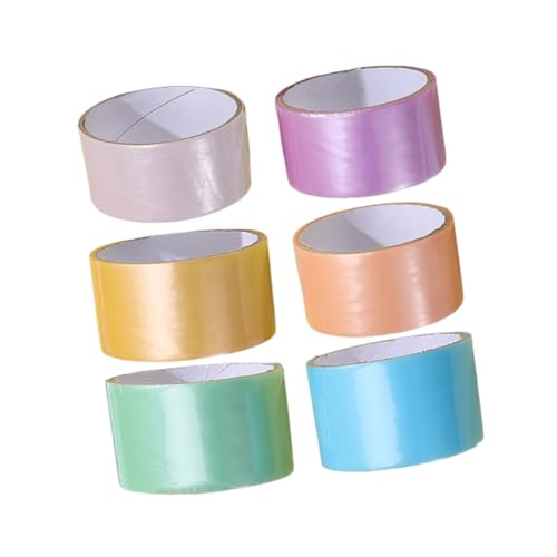 Tofficu 6 Rollen Perle klebriger Ballband Bastelband für Zubehör basteln dekoratives Klebeband Handwerksbedarf klebrige Kugelbänder farbiges Band Farbabdeckband bopp Tofficu 6 Rollen Perle klebriger Ballband Bastelband für Zubehör basteln dekoratives Klebeband Handwerksbedarf klebrige Kugelbänder farbiges Band Farbabdeckband bopp von Tofficu