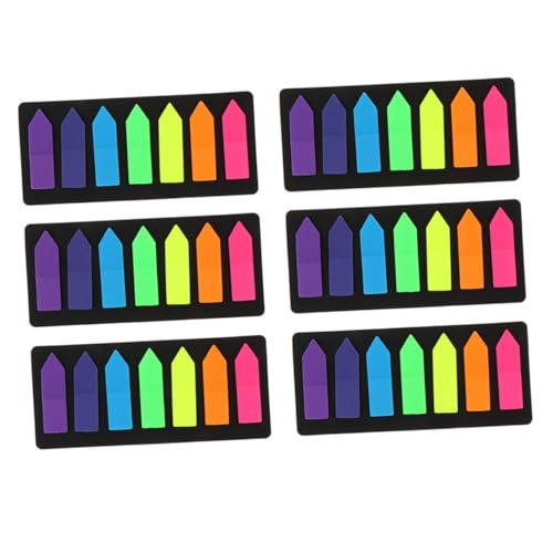 Tofficu 6 Sätze Bunte Fluoreszierende Haftnotizen Selbstklebend Langlebig Farbige Markierungsaufkleber für Bücher Büro Schule Notizen Kleine Praktische Index tabs Tofficu 6 Sätze Bunte Fluoreszierende Haftnotizen Selbstklebend Langlebig Farbige Markierungsaufkleber für Bücher Büro Schule Notizen Kleine Praktische Index tabs von Tofficu