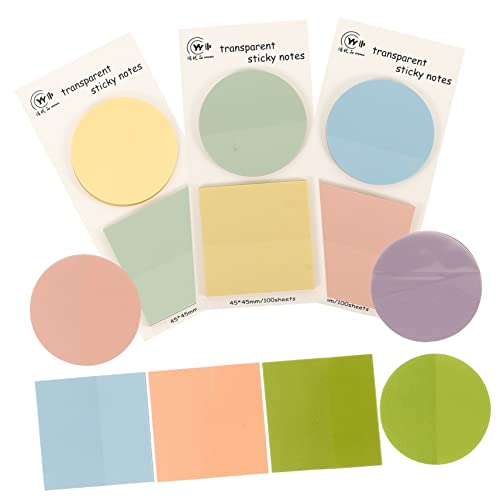 Tofficu 6 Sätze Transparente Haftnotiz Notizbilder Tragbar Ästhetisch Pads Klebestreifen Schule Bunt Klebrig Klebstoff Schülerbriefpapier Lesen Von Seitenmarkierungen Das Haustier Tofficu 6 Sätze Transparente Haftnotiz Notizbilder Tragbar Ästhetisch Pads Klebestreifen Schule Bunt Klebrig Klebstoff Schülerbriefpapier Lesen Von Seitenmarkierungen Das Haustier von Tofficu
