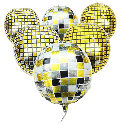 Tofficu 6 Stück Discokugel Ballons Geburtstagsdekoration Für Mädchen Geburtstagsbanner Partydekorationen Für Mädchen Hellrosa Luftballons Ballonbogenständer Große Discoballons Tofficu 6 Stück Discokugel Ballons Geburtstagsdekoration Für Mädchen Geburtstagsbanner Partydekorationen Für Mädchen Hellrosa Luftballons Ballonbogenständer Große Discoballons von Tofficu