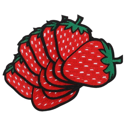 Tofficu 6 Stück Erdbeer Bügelbilder und Aufnäher Bestickte Diy Applikationen Rote Frucht Patches zum Aufbügeln oder Annähen für Jacken Jeans Rucksäcke Hüte Vielseitiges Mode Accessoire Tofficu 6 Stück Erdbeer Bügelbilder und Aufnäher Bestickte Diy Applikationen Rote Frucht Patches zum Aufbügeln oder Annähen für Jacken Jeans Rucksäcke Hüte Vielseitiges Mode Accessoire von Tofficu