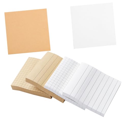 Tofficu 6 Stück Haftnotizen mit Stark Klebender Rückseite Verschiedene Designs in Weiß und Kraftpapier Leicht Abziehbar Glattes Schreiben für Büro Schule und Zuhause zur Einfachen Tofficu 6 Stück Haftnotizen mit Stark Klebender Rückseite Verschiedene Designs in Weiß und Kraftpapier Leicht Abziehbar Glattes Schreiben für Büro Schule und Zuhause zur Einfachen von Tofficu