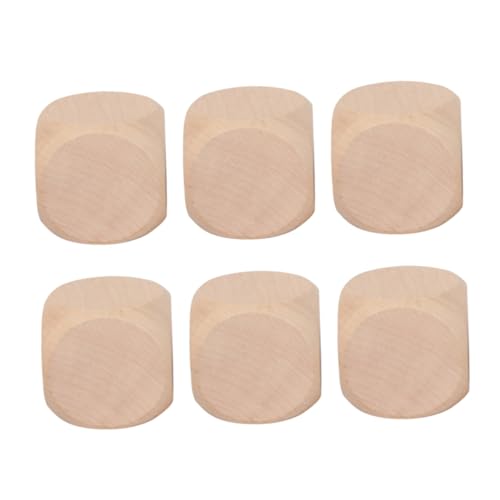 Tofficu 6 Stück Holzwürfel Set Blanko Holzwürfel zum Basteln DIY Holzklötze Quadratisch Langlebig und Robust für Handwerk und Dekoration Tofficu 6 Stück Holzwürfel Set Blanko Holzwürfel zum Basteln DIY Holzklötze Quadratisch Langlebig und Robust für Handwerk und Dekoration von Tofficu