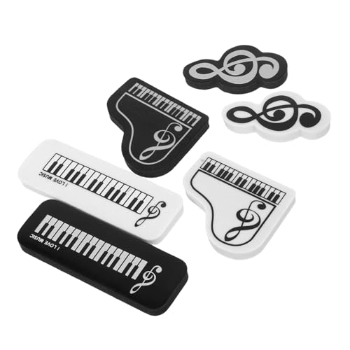 Tofficu 6 Stück Notiz-radierer Knetbarer Radiergummi Kleine Radiergummis Gitarren Radiergummi Schulmaterial Für Kawaii Schulmaterial Süße Radiergummis Für Mädchen Kindergäuer von Tofficu