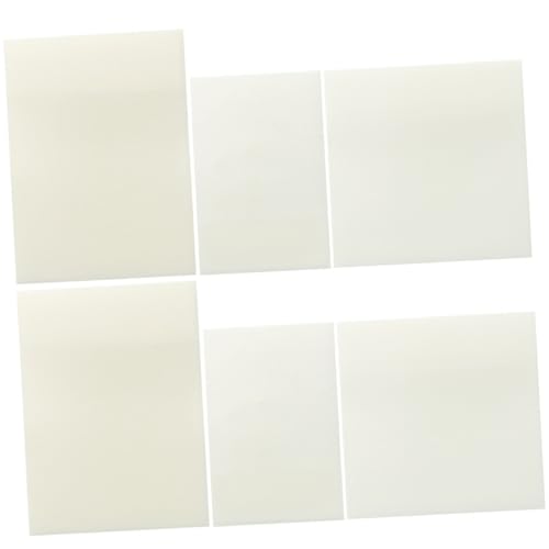 Tofficu 6 Stück Selbstklebend Je Block Klare Notizzettel mit Ablösbarem Klebstoff für Bürobedarf Beschreibbare Memo Pads für Dokumente und Bücher Tofficu 6 Stück Selbstklebend Je Block Klare Notizzettel mit Ablösbarem Klebstoff für Bürobedarf Beschreibbare Memo Pads für Dokumente und Bücher von Tofficu
