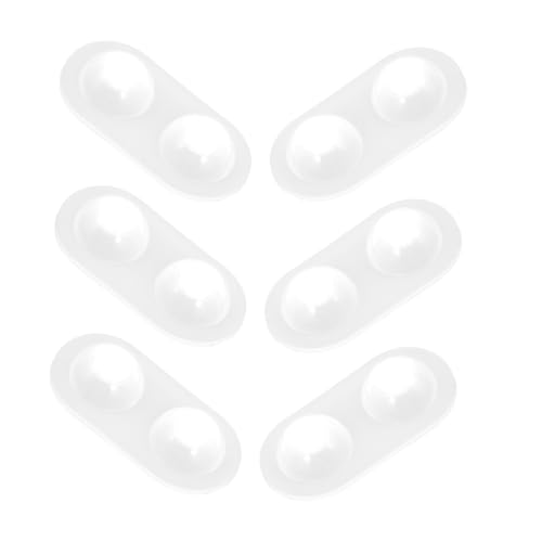 Tofficu 6 Stück Silikonformen für Resin Gießen Präzise Epoxidharz Augenformen Flexible Langlebige Silikonmold für Schmuckherstellung Puppenaugen Anhänger DIY Bastelprojekte von Tofficu
