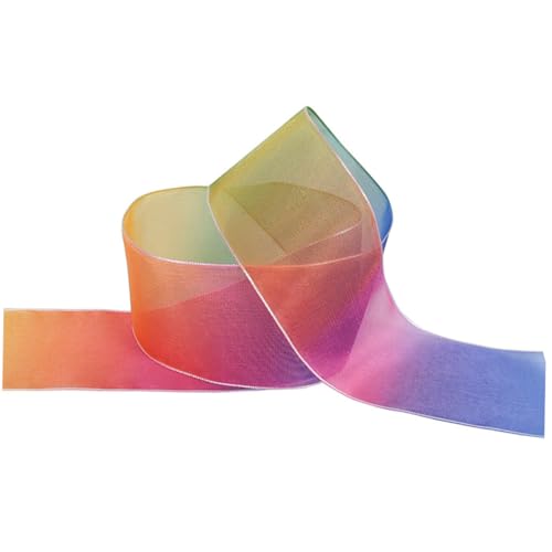Tofficu 6 Stück Teiliges Chiffonband Breit Sanftes Farbintensives DIY Regenbogenband mit Farbverlauf für Haaraccessoires Kleidung Festdekorationen und Bastelprojekte Tofficu 6 Stück Teiliges Chiffonband Breit Sanftes Farbintensives DIY Regenbogenband mit Farbverlauf für Haaraccessoires Kleidung Festdekorationen und Bastelprojekte von Tofficu