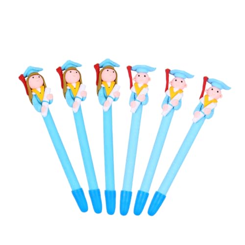 Tofficu 6 Stück Teiliges Doktoranden Polymer Kugelschreiber Langlebig Glattes Schreiben Niedliches Design für Studenten Geschenkidee für Schule und Büro Tragbar Tofficu 6 Stück Teiliges Doktoranden Polymer Kugelschreiber Langlebig Glattes Schreiben Niedliches Design für Studenten Geschenkidee für Schule und Büro Tragbar von Tofficu
