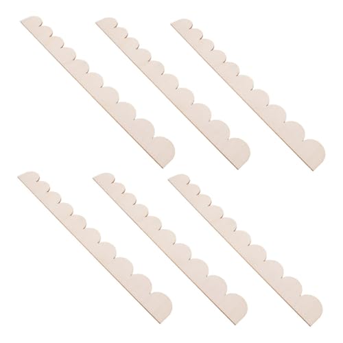 Tofficu 6 Stück Teiliges Gewellter Unbehandelter Holzleisten für Diy Projekte Dekorative Natürliche Holzleisten für Wand Schrank und Türrahmenverzierung im Wohnbereich Tofficu 6 Stück Teiliges Gewellter Unbehandelter Holzleisten für Diy Projekte Dekorative Natürliche Holzleisten für Wand Schrank und Türrahmenverzierung im Wohnbereich von Tofficu