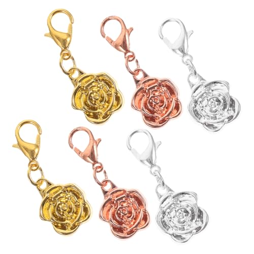 Tofficu 6 Stück Teiliges Magnetverschluss für Schmuck DIY Langlebige Lobster Verschlüsse in Silber Gold und Roségold für Armband Halsketten und Fußkettchenverlängerung von Tofficu