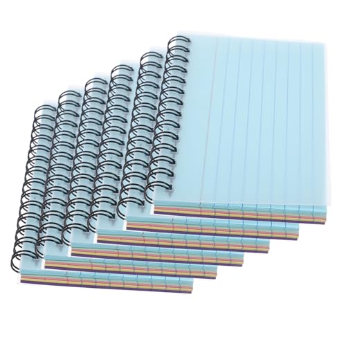 Tofficu 6 Stück Teiliges Mini Spiralnotizbücher Bunte Kleine Pocket Notebooks Multifunktional für Notizen Zeichnungen Listen für Schule Büro Studium und Alltag Tofficu 6 Stück Teiliges Mini Spiralnotizbücher Bunte Kleine Pocket Notebooks Multifunktional für Notizen Zeichnungen Listen für Schule Büro Studium und Alltag von Tofficu