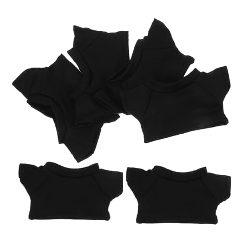 Tofficu 6 Stück Teiliges Plüschbär T Shirt für DIY Stofftiere Einzigartige Outfits für Kuscheltiere Rundhals Design Süß und für Kreative Bastelprojekte von Tofficu
