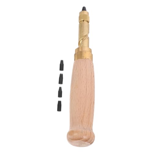 Tofficu 6 Stück Teiliges Schraubenlochstanzer Werkzeug mit Holzgriff Verstellbarer Lochstanzer für Leder Papier und Bastelarbeiten Verschiedene Tofficu 6 Stück Teiliges Schraubenlochstanzer Werkzeug mit Holzgriff Verstellbarer Lochstanzer für Leder Papier und Bastelarbeiten Verschiedene von Tofficu