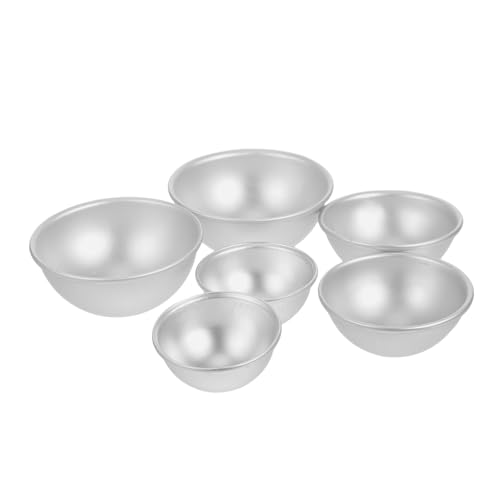 Tofficu 6 Stück Teiliges Set Badekugel Formen Diy Seifenform Set für Hausgemachte Badebomben Vielseitig Einsetzbar Kreative Seifenherstellung Robust und Langlebig für Zuhause und Studios von Tofficu