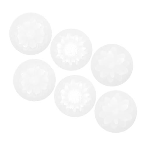 Tofficu 6 Stück Teiliges Silikonform Blumenmotive für Epoxidharz Resin Schmuck Gießform DIY Basteln Vielseitig für Ohrringe Anhänger und Kreative Dekorationen von Tofficu
