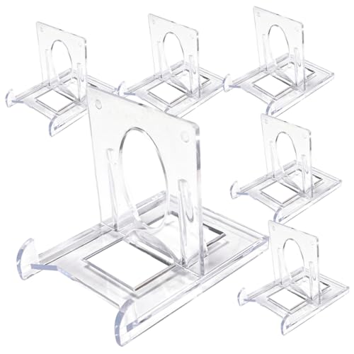 Tofficu 6 Stück Teiliges Transparentes Karten Display Ständer Verstellbar Kleine Staffelei Halter für Tischkarten Bilder Sammlerstücke als Klarer Ausstellungsständer für Fotos und Tofficu 6 Stück Teiliges Transparentes Karten Display Ständer Verstellbar Kleine Staffelei Halter für Tischkarten Bilder Sammlerstücke als Klarer Ausstellungsständer für Fotos und von Tofficu