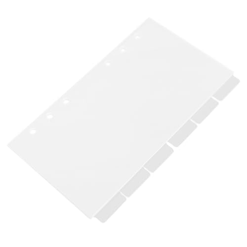 Tofficu 6 Stück Transparentes Teiliges Acryl Notizbuch Ringbuch mit Abnehmbarer Nachfüllhülle Robustes DIY Journal Binder Cover für Planer Organizer und Vielseitige Notizsysteme Tofficu 6 Stück Transparentes Teiliges Acryl Notizbuch Ringbuch mit Abnehmbarer Nachfüllhülle Robustes DIY Journal Binder Cover für Planer Organizer und Vielseitige Notizsysteme von Tofficu