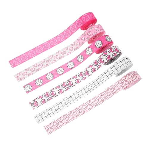 Tofficu 6 Stück Volleyball Grosgrain Band Sportliches Dekorations und Bastelband für Diy Projekte und Party Dekorationen Yards Tofficu 6 Stück Volleyball Grosgrain Band Sportliches Dekorations und Bastelband für Diy Projekte und Party Dekorationen Yards von Tofficu