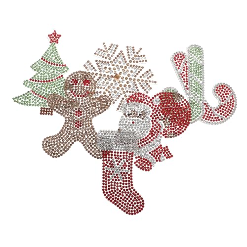 Tofficu 6 Stück Weihnachtsdiamantaufkleber Weihnachtskleber Applikationen Weihnachten für Kleidung bling Verzierungen Strass-Aufkleber Strass-Patches Jeans-Patches Strasskleberaufkleber Tofficu 6 Stück Weihnachtsdiamantaufkleber Weihnachtskleber Applikationen Weihnachten für Kleidung bling Verzierungen Strass-Aufkleber Strass-Patches Jeans-Patches Strasskleberaufkleber von Tofficu