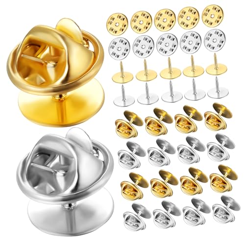 Tofficu 60 Sätze DIY Schmuck Pin Backs Set Teiliges Set mit Goldenen und Silbernen Anstecknadeln für Bastelprojekte Rostfreies Einfach zu Bedienen für Kreative Anwendungen Tofficu 60 Sätze DIY Schmuck Pin Backs Set Teiliges Set mit Goldenen und Silbernen Anstecknadeln für Bastelprojekte Rostfreies Einfach zu Bedienen für Kreative Anwendungen von Tofficu