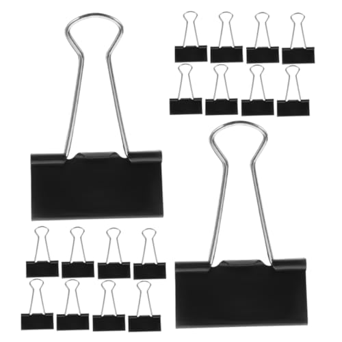 Tofficu 60 Stück Große Metall Binder Clips Starke Papierklemmen für Akten Dokumente und Rechnungen Stabile Büroklammern für Schule Büro und Zuhause Wiederverwendbar und Platzsparend Tofficu 60 Stück Große Metall Binder Clips Starke Papierklemmen für Akten Dokumente und Rechnungen Stabile Büroklammern für Schule Büro und Zuhause Wiederverwendbar und Platzsparend von Tofficu