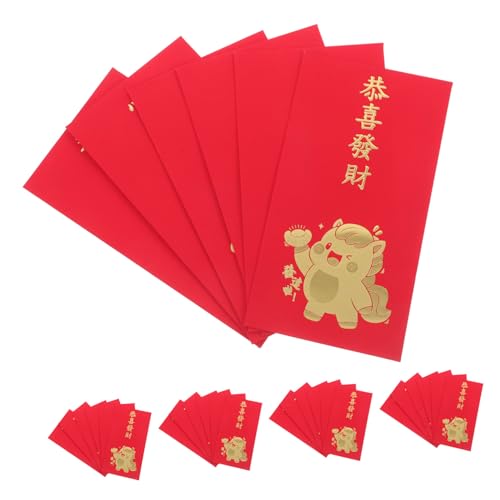 Tofficu 60 Stück Lunar Year Envelopes Jahr Des Pferdes Kreative Hongbao Umschläge für Firmenfeiern Familienfeste Robustes Papier Geldgeschenke Tofficu 60 Stück Lunar Year Envelopes Jahr Des Pferdes Kreative Hongbao Umschläge für Firmenfeiern Familienfeste Robustes Papier Geldgeschenke von Tofficu