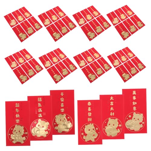 Tofficu 60 Stück Rote Umschläge Jahr Des Pferdes Lunar Envelopes aus Stabilem Papier für Chinesisches Neujahr Tet Traditionelle Hongbao für Frühlingsfest Hochzeit Tofficu 60 Stück Rote Umschläge Jahr Des Pferdes Lunar Envelopes aus Stabilem Papier für Chinesisches Neujahr Tet Traditionelle Hongbao für Frühlingsfest Hochzeit von Tofficu