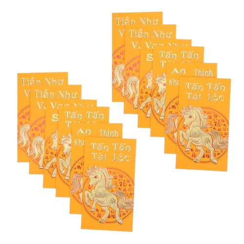 Tofficu 60 Stück Rote Umschläge Jahr Des Pferdes Traditionelle Vietnamesische Hongbao Groß Goldene Lunar Year Spring Festival Packets Für Glücksbringer Familie Freunde Tofficu 60 Stück Rote Umschläge Jahr Des Pferdes Traditionelle Vietnamesische Hongbao Groß Goldene Lunar Year Spring Festival Packets Für Glücksbringer Familie Freunde von Tofficu