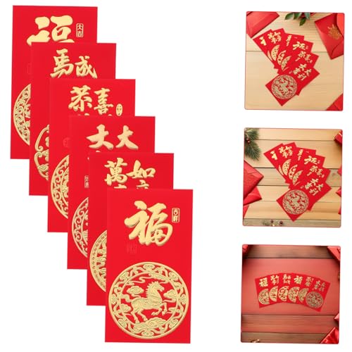 Tofficu 60 Stück Teiliges Rote Umschläge Jahr Des Pferdes mit Glatter Textur und Langlebigem für Chinesisches Neujahr Frühlingsfest Vietnamesische Geldumschläge Festliche Geschenkumschläge Tofficu 60 Stück Teiliges Rote Umschläge Jahr Des Pferdes mit Glatter Textur und Langlebigem für Chinesisches Neujahr Frühlingsfest Vietnamesische Geldumschläge Festliche Geschenkumschläge von Tofficu