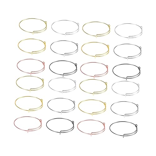 Tofficu 60 Stück Verstellbare Drahtarmbänder aus Metall Erweiterbare Blanko Armbänder für DIY Schmuckherstellung Farben Gemischt Individuell Anpassbare Schmuckarmbänder für Basteln und Tofficu 60 Stück Verstellbare Drahtarmbänder aus Metall Erweiterbare Blanko Armbänder für DIY Schmuckherstellung Farben Gemischt Individuell Anpassbare Schmuckarmbänder für Basteln und von Tofficu