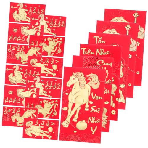 Tofficu 60 Stück Vietnamesische Rote Umschläge Jahr Des Pferdes Traditionelle Neujahrs Li Xi Umschläge Frühlingsfest Rote Geldtaschen für Hochzeit Geburtstag Feier Tofficu 60 Stück Vietnamesische Rote Umschläge Jahr Des Pferdes Traditionelle Neujahrs Li Xi Umschläge Frühlingsfest Rote Geldtaschen für Hochzeit Geburtstag Feier von Tofficu