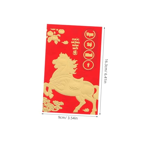 Tofficu 60 Stück Vietnamesische Rote Umschläge Jahr Des Pferdes Traditionelles Design Frohes Neues Jahr Frühling Festival Glücksumschläge für Hochzeit Geburtstag Tofficu 60 Stück Vietnamesische Rote Umschläge Jahr Des Pferdes Traditionelles Design Frohes Neues Jahr Frühling Festival Glücksumschläge für Hochzeit Geburtstag von Tofficu