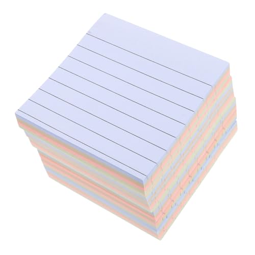 Tofficu 600 Blatt Selbstklebende Notizblöcke Bunte Haftnotizen für Büro und Studium Glattes Schreiben Praktische Schreibunterlagen für Kreative Ideen Tofficu 600 Blatt Selbstklebende Notizblöcke Bunte Haftnotizen für Büro und Studium Glattes Schreiben Praktische Schreibunterlagen für Kreative Ideen von Tofficu