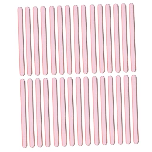 Tofficu 600 Stück DIY Cake Sticks Acryl Stäbchen Wiederverwendbar Gold Sticks für Eiscreme Kuchen Candy Dessert Basteln Zuhause und Gewerblich von Tofficu