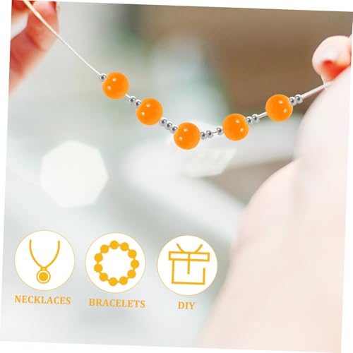 Tofficu 600 Stück DIY Schmuckperlen Weißgold Farbe Rundform Spacer Beads für Armband Halskette Schlüsselanhänger Bastelzubehör Kreative Schmuckherstellung Tofficu 600 Stück DIY Schmuckperlen Weißgold Farbe Rundform Spacer Beads für Armband Halskette Schlüsselanhänger Bastelzubehör Kreative Schmuckherstellung von Tofficu