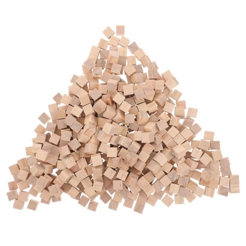 Tofficu 600 Stück Holzklötze Quadratisch Unbehandelt Natürliche Bastelwürfel für DIY Malen Puzzlebau Shower Holzklötzchen für Künstlerisches Gestalten Tofficu 600 Stück Holzklötze Quadratisch Unbehandelt Natürliche Bastelwürfel für DIY Malen Puzzlebau Shower Holzklötzchen für Künstlerisches Gestalten von Tofficu