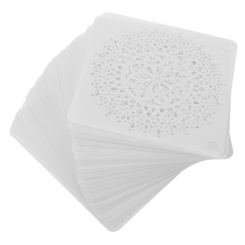 Tofficu 64 Stück Mandala-Vorlage Kreis malen Hände Mandala Dot Painting Schablonen für bastelbedarf bastelvorlagen Malschablonen wiederverwendbare Mandala-Schablonen das Haustier Weiß Tofficu 64 Stück Mandala-Vorlage Kreis malen Hände Mandala Dot Painting Schablonen für bastelbedarf bastelvorlagen Malschablonen wiederverwendbare Mandala-Schablonen das Haustier Weiß von Tofficu
