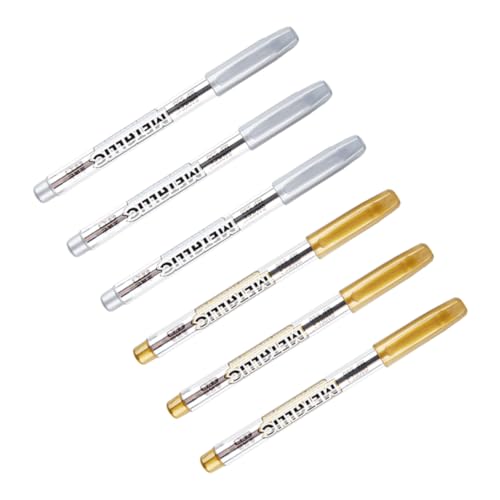 Tofficu 6Stücke Geruchsneutrale Marker Stifte Wasserbasierte Farbstifte für Hochzeitskarten und Ergonomisches Design Leicht und Tragbar für Projekte Tofficu 6Stücke Geruchsneutrale Marker Stifte Wasserbasierte Farbstifte für Hochzeitskarten und Ergonomisches Design Leicht und Tragbar für Projekte von Tofficu