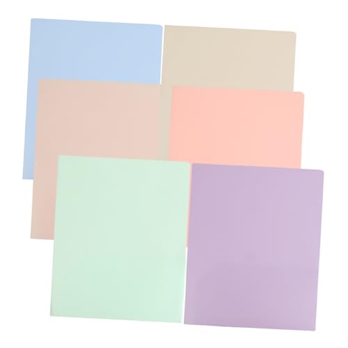 Tofficu 6Stücke Macaron Farben Aktenordner mit Doppeltasche Robuster PP Dokumentenordner für Effiziente Organisation im Büro Schule und Zuhause Tofficu 6Stücke Macaron Farben Aktenordner mit Doppeltasche Robuster PP Dokumentenordner für Effiziente Organisation im Büro Schule und Zuhause von Tofficu