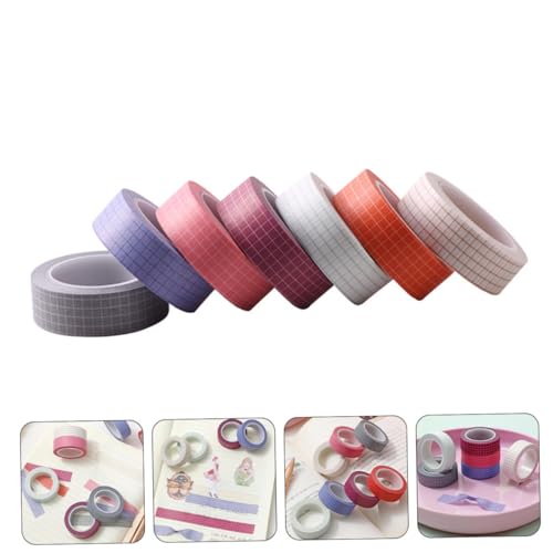 Tofficu 7 Rollen Washi Paper Tape Gemustert Dekoratives Klebeband für Scrapbooking Geschenkverpackung und DIY Bastelprojekte Langlebig Farbecht Geeignet für Tagebücher und Fotoalben Tofficu 7 Rollen Washi Paper Tape Gemustert Dekoratives Klebeband für Scrapbooking Geschenkverpackung und DIY Bastelprojekte Langlebig Farbecht Geeignet für Tagebücher und Fotoalben von Tofficu