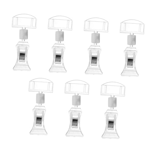 Tofficu 7 Stück Teiliges Acryl Preisschildhalter Drehbar Bruchsicher Glatte Oberfläche Geeignet für Supermarkt Obstladen Einzelhandel Regal Preisetiketten Langlebige Werbeclips Tofficu 7 Stück Teiliges Acryl Preisschildhalter Drehbar Bruchsicher Glatte Oberfläche Geeignet für Supermarkt Obstladen Einzelhandel Regal Preisetiketten Langlebige Werbeclips von Tofficu