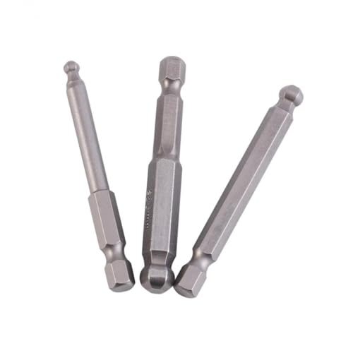 Tofficu 7 Stück Teiliges Schraubendreher Bits Set Kugelkopf Sechskant Stahl Magnetisch Langlebig Kompatibel für Elektro und Handbohrer von Tofficu