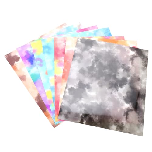 Tofficu 7 Stück Teiliges Tie Dye Heat Transfer Vinyl Vielseitige Plotterfolie für Textilien Hitzebeständig Langlebig zum Bedrucken von Shirts Schuhen Hüten und Taschen Einfache Anwendung Tofficu 7 Stück Teiliges Tie Dye Heat Transfer Vinyl Vielseitige Plotterfolie für Textilien Hitzebeständig Langlebig zum Bedrucken von Shirts Schuhen Hüten und Taschen Einfache Anwendung von Tofficu