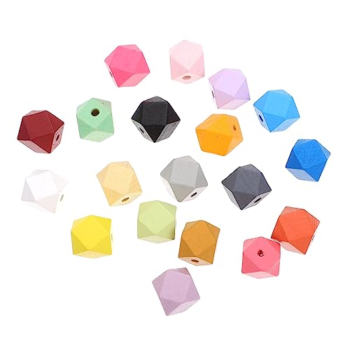 Tofficu 70 Stück Teiliges Bunte Geometrische Holzperlen Auffädeln für DIY Armbänder Kränze Langlebige Glänzende Holzkugeln für Basteln Tofficu 70 Stück Teiliges Bunte Geometrische Holzperlen Auffädeln für DIY Armbänder Kränze Langlebige Glänzende Holzkugeln für Basteln von Tofficu