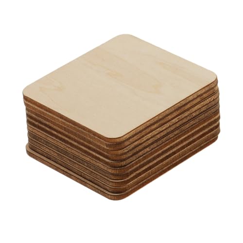 Tofficu 72 Stück Natürliche Holzscheiben Teiliges Quadratische Holzplatten mit Abgerundeten Ecken Unbehandelte Holzscheiben für DIY Basteln Hochzeiten Geburtstagsfeiern und Heimdekoration Tofficu 72 Stück Natürliche Holzscheiben Teiliges Quadratische Holzplatten mit Abgerundeten Ecken Unbehandelte Holzscheiben für DIY Basteln Hochzeiten Geburtstagsfeiern und Heimdekoration von Tofficu