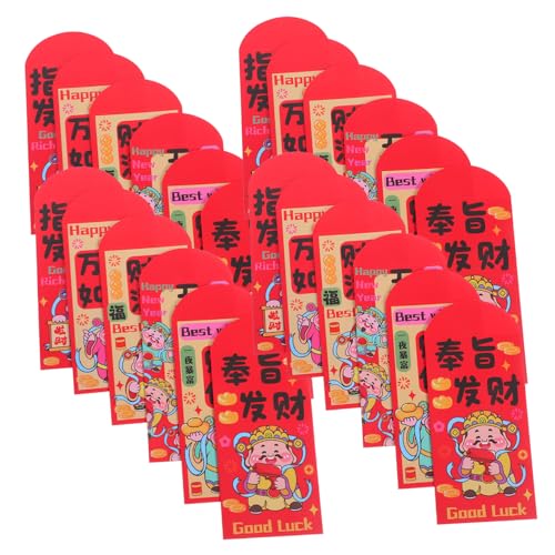 Tofficu 72 Stück Rote Umschläge Für Das Frühlings Fest Chinas Rote Umschläge Neujahrsumschläge Für Mondneue Roter Umschlag Chinesisch Neujahr Hongbao Papier von Tofficu