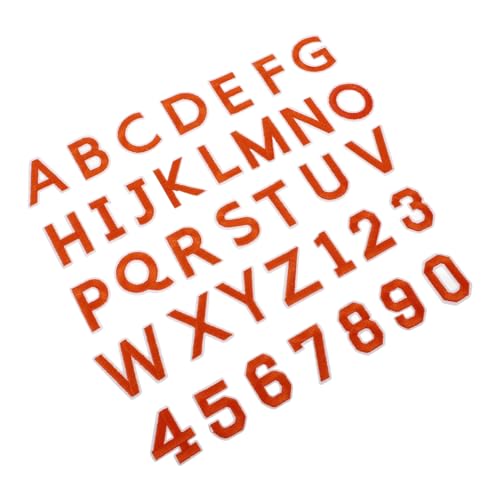 Tofficu 72 Stück Teiliges Bügelpatch mit Bestickten Buchstaben und Zahlen Farbige Applikationen aus Stickgarn Flexible Kombination für Kleidung Rucksäcke Hüte Jeans Diy Zubehör Orange Tofficu 72 Stück Teiliges Bügelpatch mit Bestickten Buchstaben und Zahlen Farbige Applikationen aus Stickgarn Flexible Kombination für Kleidung Rucksäcke Hüte Jeans Diy Zubehör Orange von Tofficu